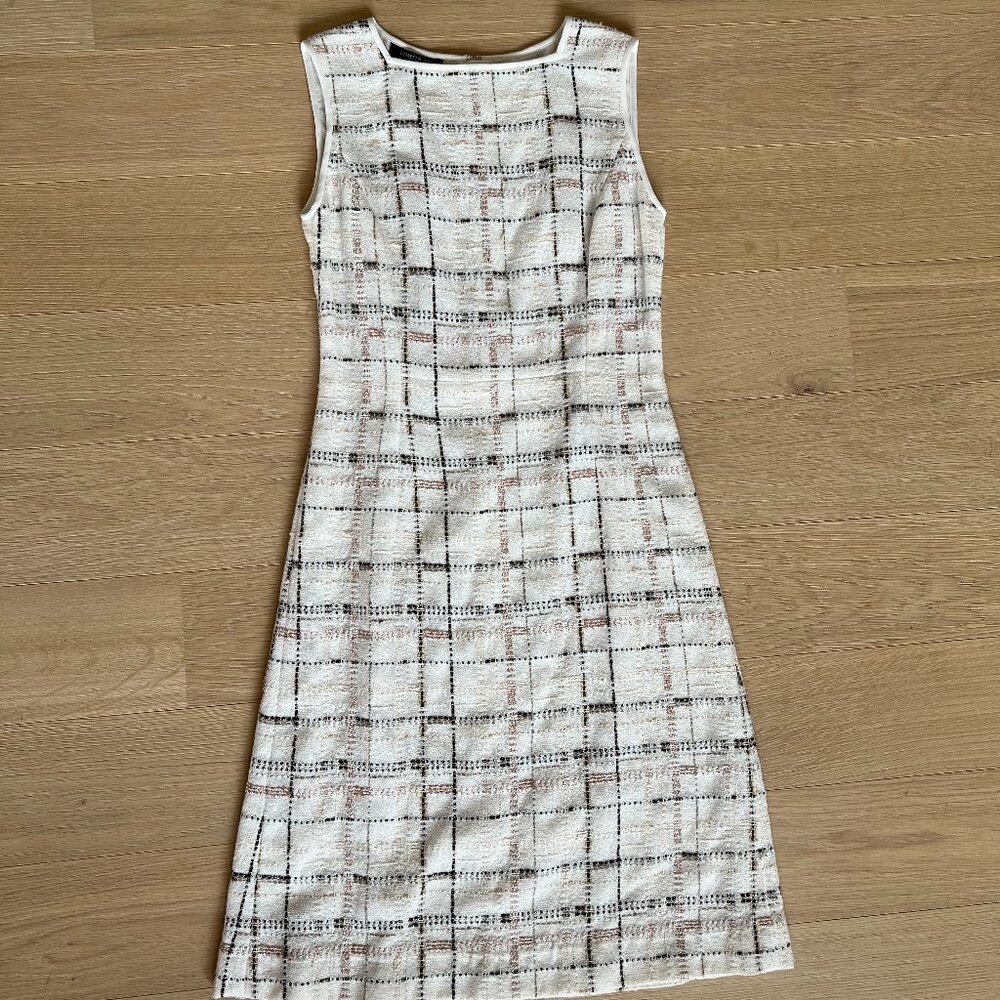 Lafayette 148 New York Cotton and Wool Shift Dress in size 2